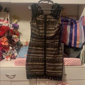 Black & Nude dress